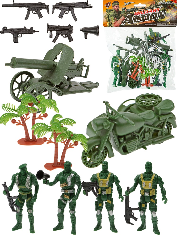 Игровой набор Спецоперация(14 предметов, в пакете) (21,5х18х3 см) ( Арт. 2034003)