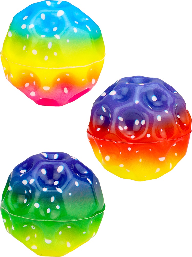 Игрушка антистресс Мяч попрыгунчик, цвет микс (Арт.ИК-5804),кратно 12