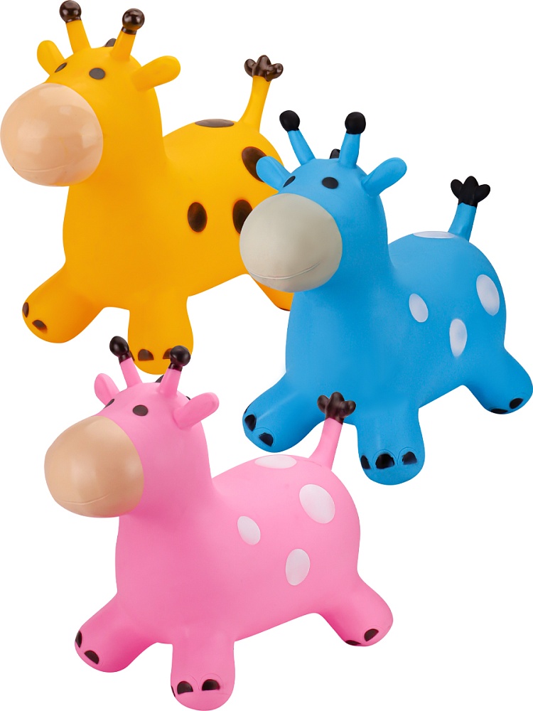 Игрушка-прыгун Животные 58*48*29 см(3 цвета микс, 1300г, в пакете) ( Арт. И-2039)