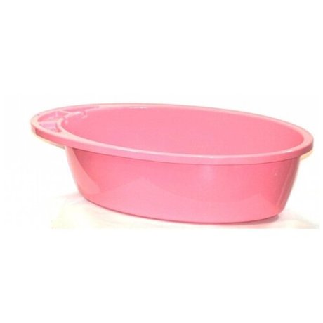 Ванночка детская пластмассовая (розовый цвет) 10035001 РА