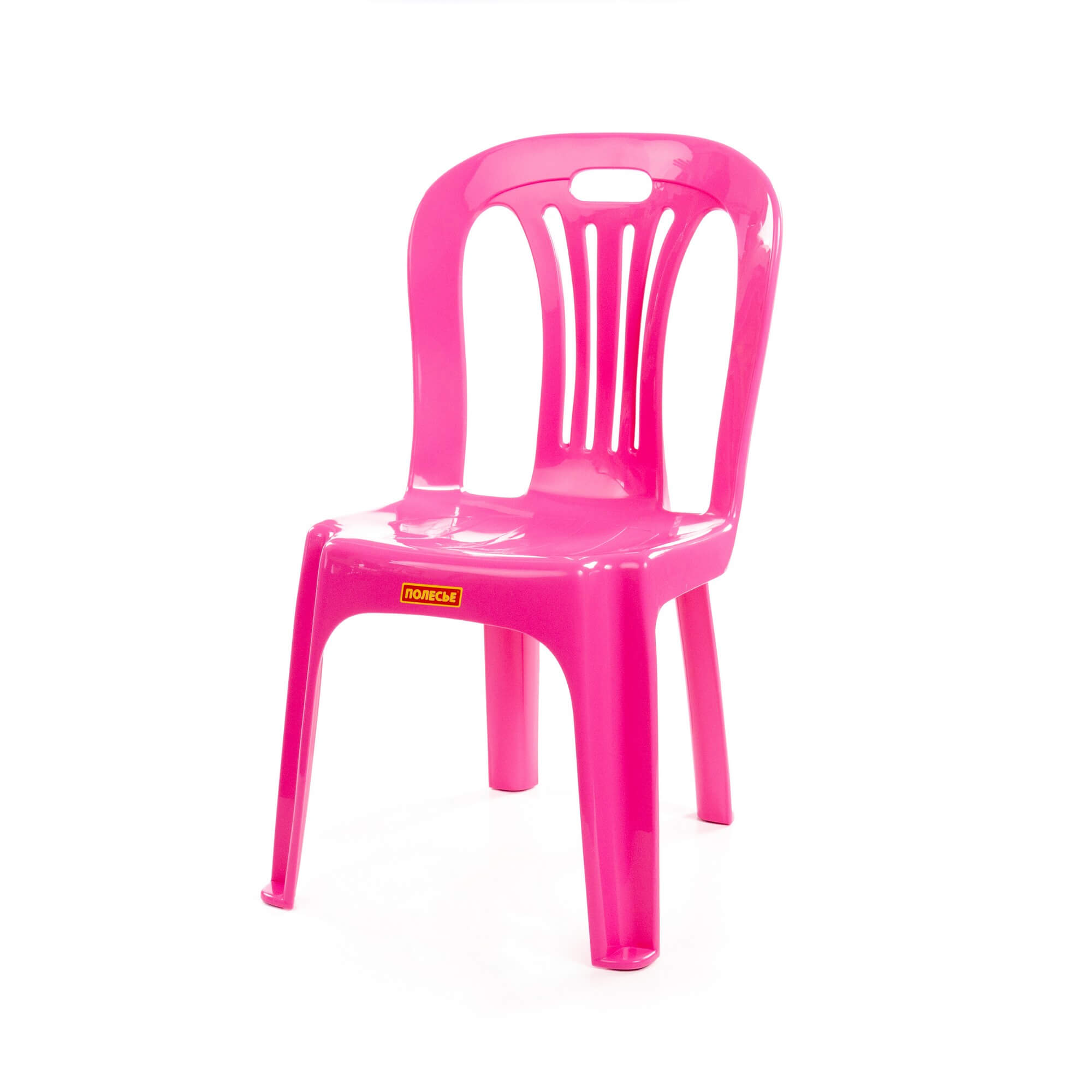 арт 07435, Детский стул №1, 335х315х560 мм (малиновый) (Вид 1)