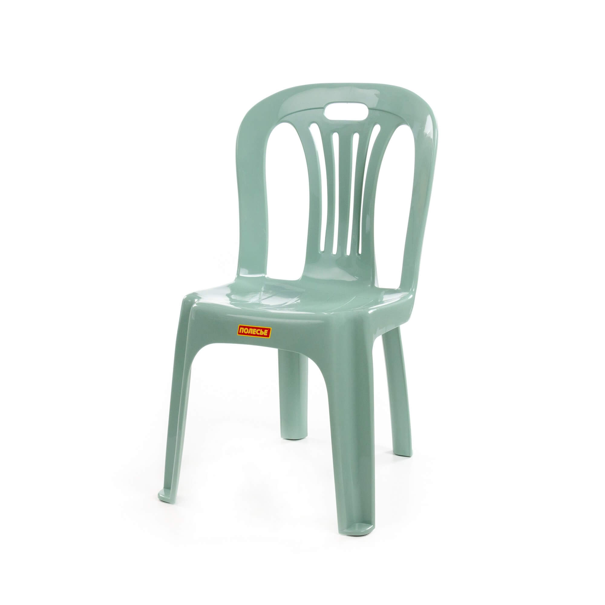 арт 07459, Детский стул №1, 335х315х560 мм (бледно-оливковый) (Вид 1)