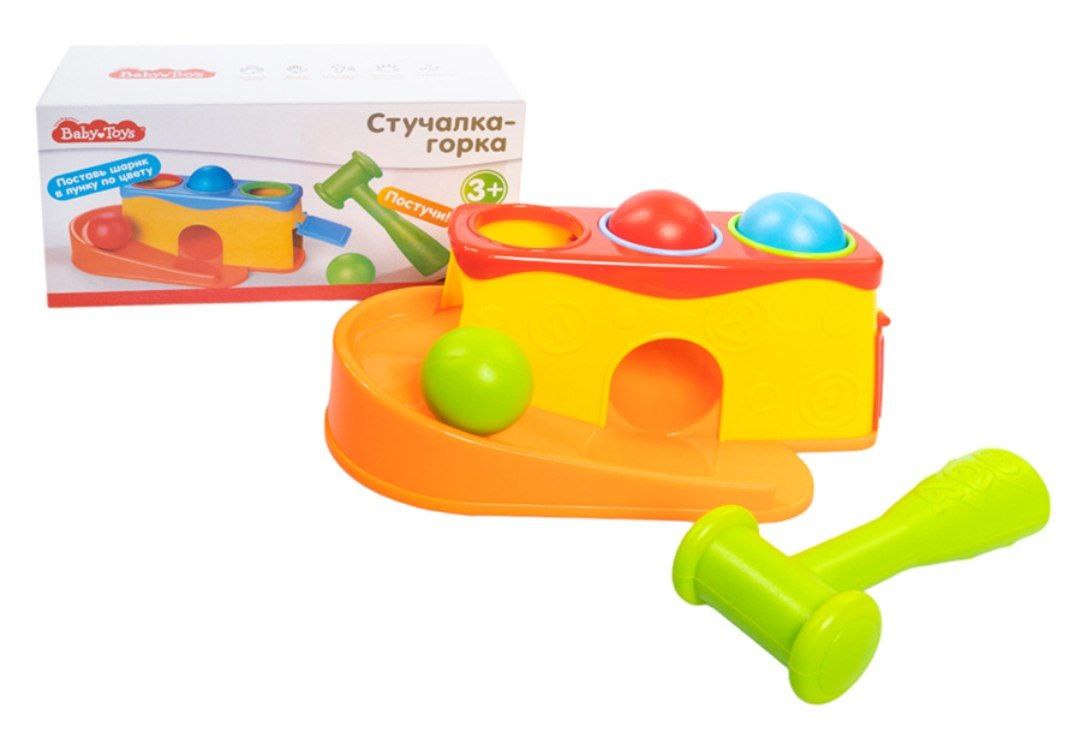 Игрушка Стучалка-горка 2 в 1 Baby toys арт.70007