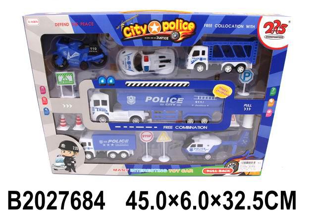 Набор машин 225-6667 Полицейские машины в кор. 