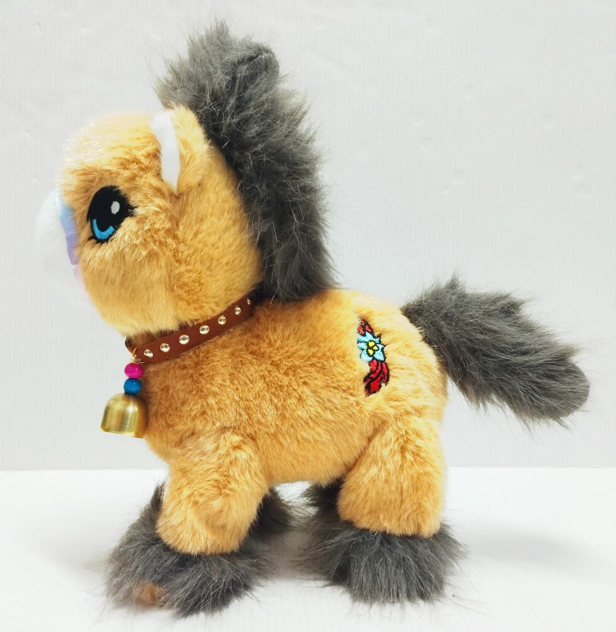 Мягкая игрушка лошадка ,цвет в ассорт,23см (Вид 3)