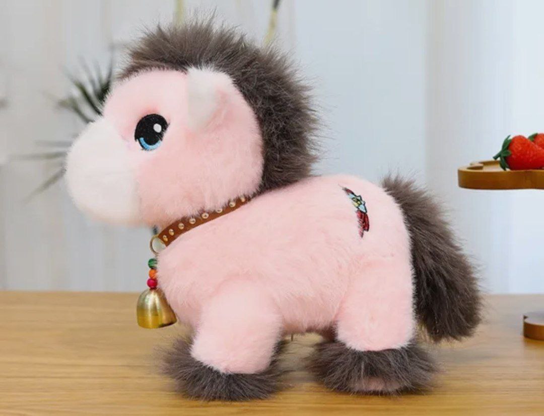 Мягкая игрушка лошадка ,цвет в ассорт,23см