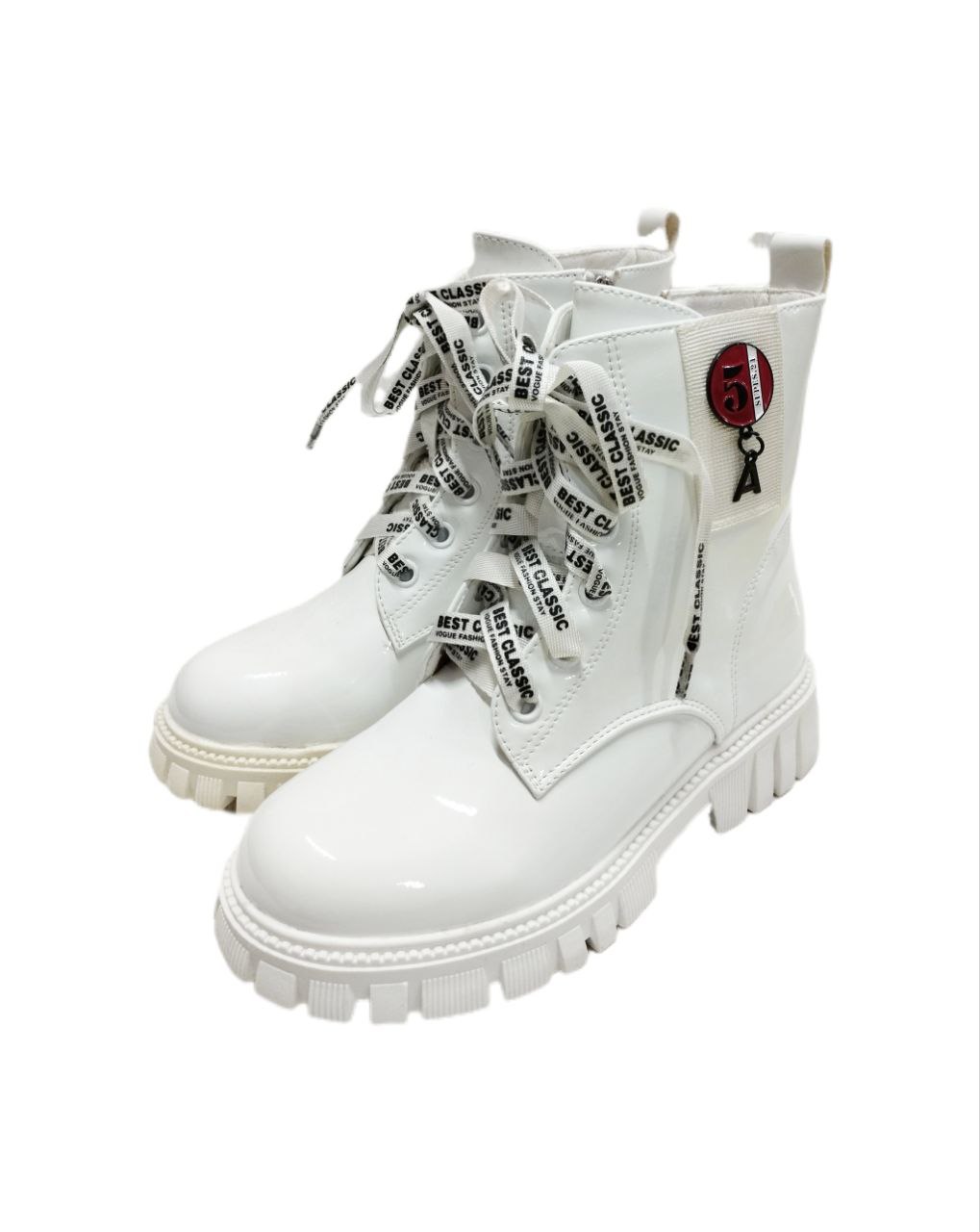 Ботинки белые котенок 32-37 р34