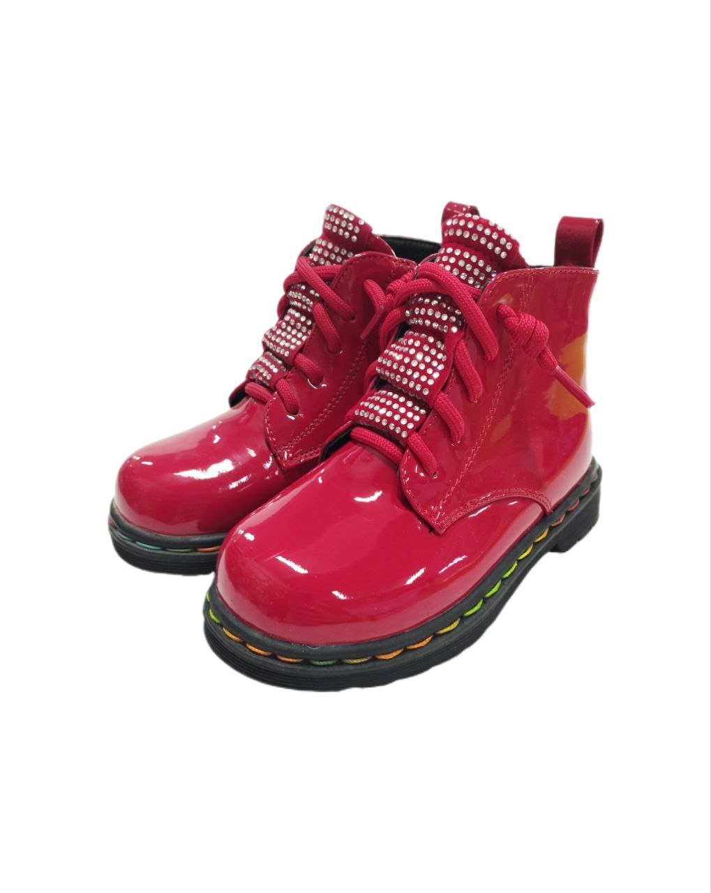 Ботинки весна красные р24