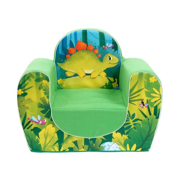 Мягкая игрушка-кресло Динозавры, цвет зелёный 4413162 (Вид 2)