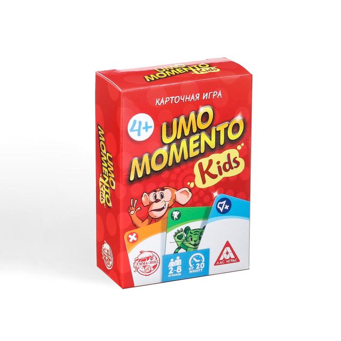 Карточная игра UMO momento. Kids, 70 карт, 4+ 4726775 (Вид 3)