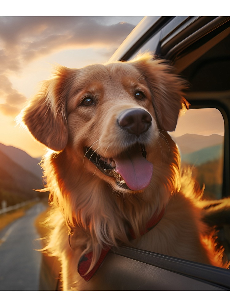 Холст с красками 40х50 см по номер. Покатаемся с ветерком! (Арт. 1123106) Джаззл