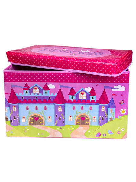 Контейнер для хранения детских игрушек, 61х31х35 см, Замок принцессы (арт. ZW35) (Вид 1)