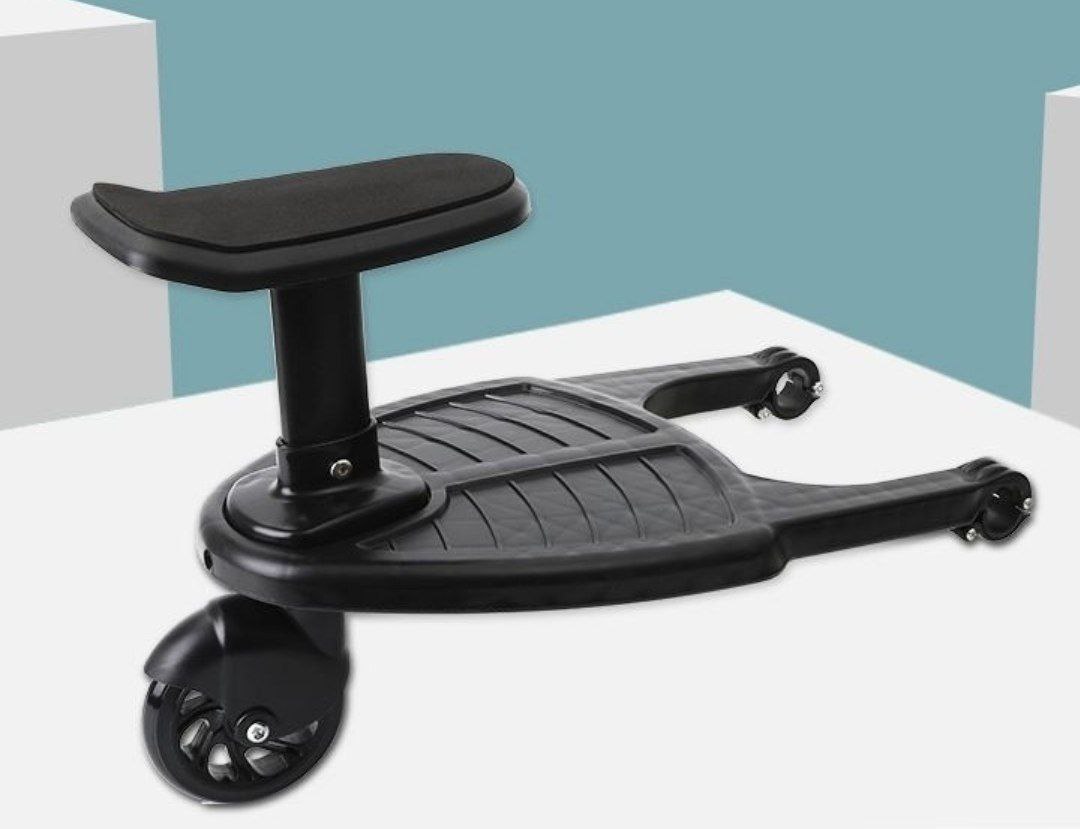 Подставка-платформа для коляски с сиденьем, цвет черный арт.MB 0512 (Вид 2)