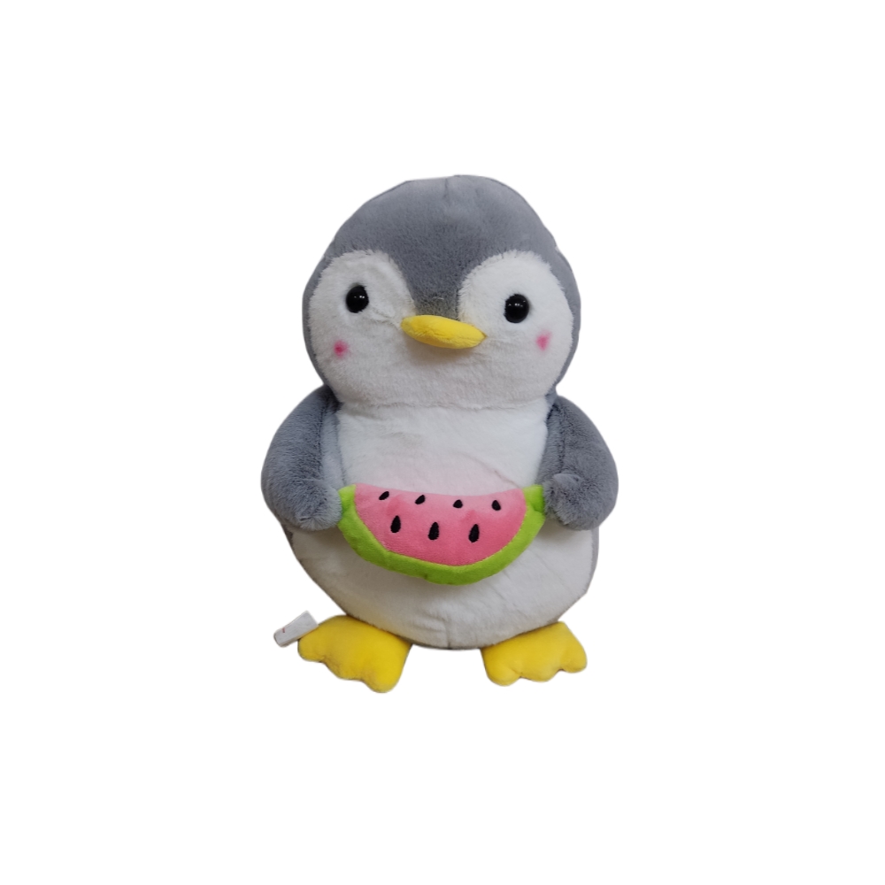Мягкая игрушка пингвин с арбузом (Вид 1)