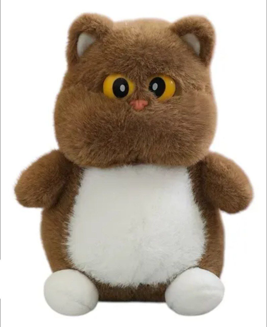 Мягкая игрушка кошечка, цвет коричневый, 35 см