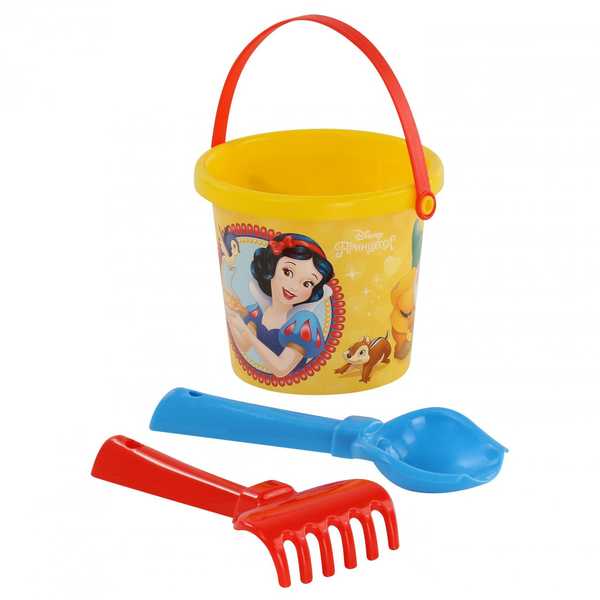Арт. 66312. Набор Disney «Принцесса» №1: ведро малое с наклейкой, совок №2, грабельки №2