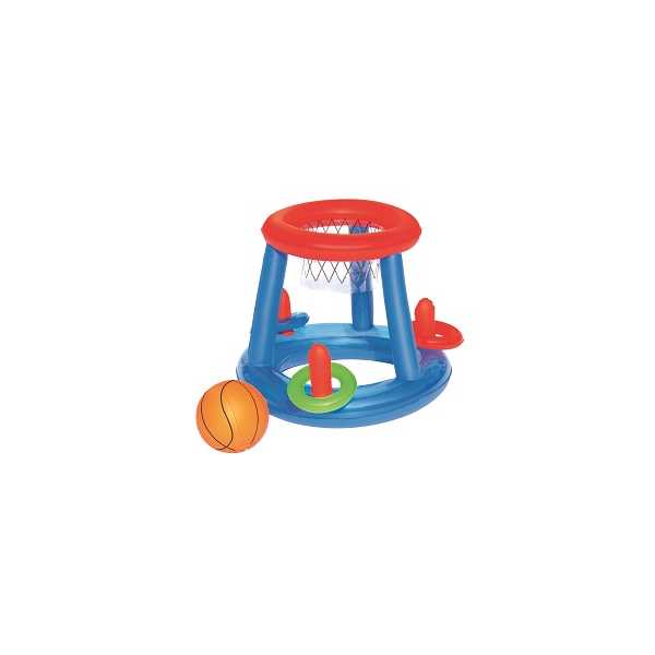 Баскетбольный набор для игр на воде (корзина,мяч,3кольца), от 3+ (52190)  (Вид 2)