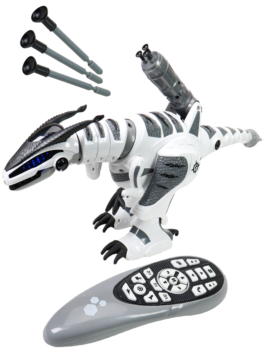 Робот-динозавр Тирекс на р/у (звук,запуск по отпечатку пальца,в коробке) (Арт. ZY796840)
