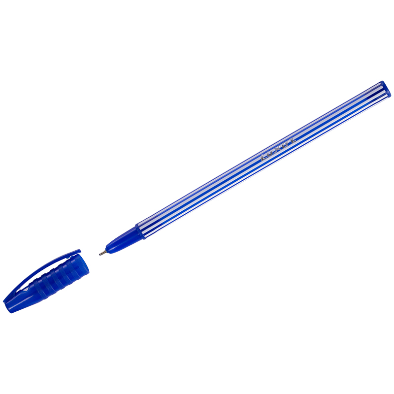Ручка шариковая Luxor Stripes синяя, 0,55мм (Вид 1)