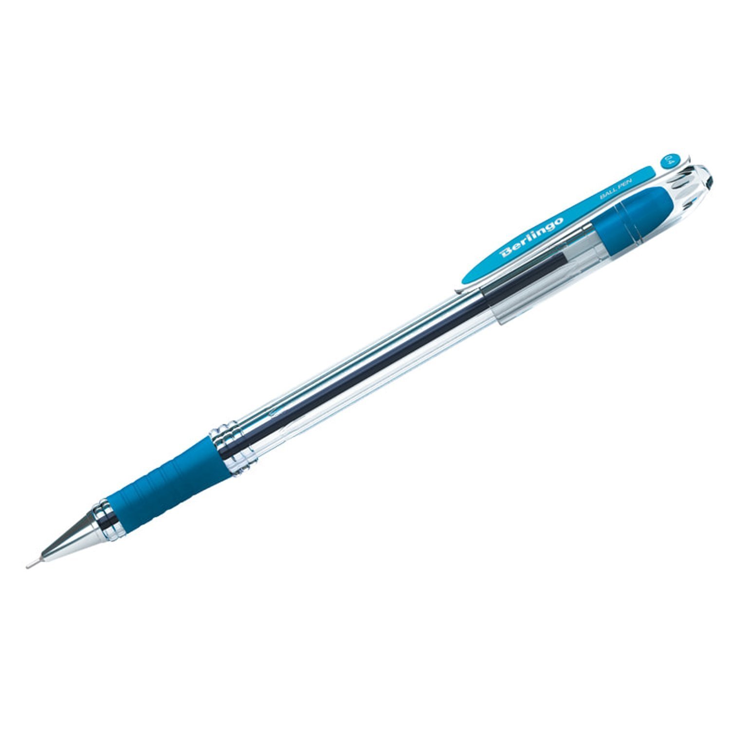 Ручка шариковая Berlingo I-10 синяя, 0,4мм, грип