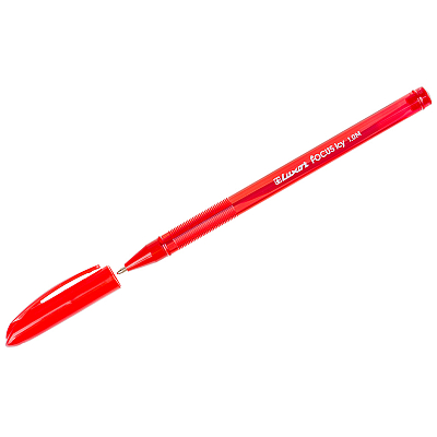 Ручка шариковая Luxor Focus Icy красная, 1,0мм (Вид 1)