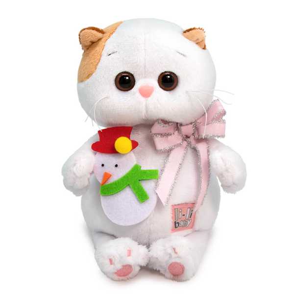 Кошечка Ли-Ли BABY с игрушкой Снеговик 20 см