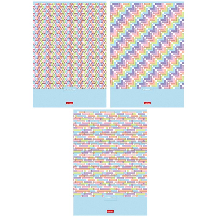 Тетрадь 80 л. клетка А4 BG Pattern Collection 309434 (Вид 1)