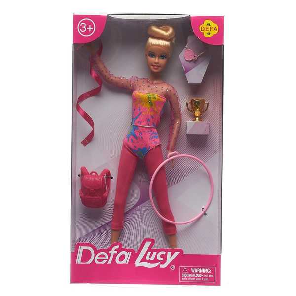Кукла Defa Lucy Чемпионка с аксесс. 5 предм., роз., в ассорт.