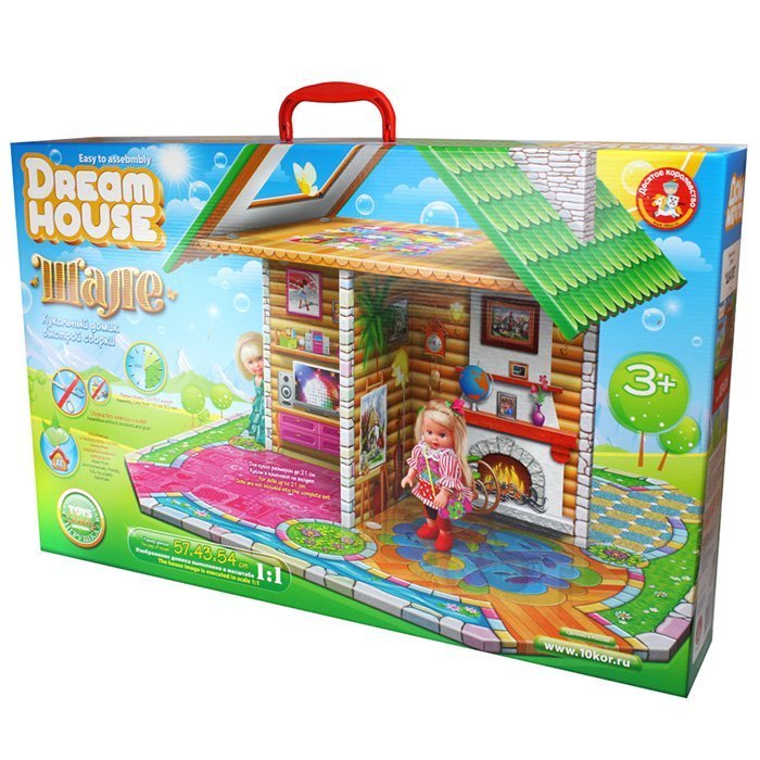 Кукольный домик быстрой сборки DREAM HOUSE Шале арт.03636