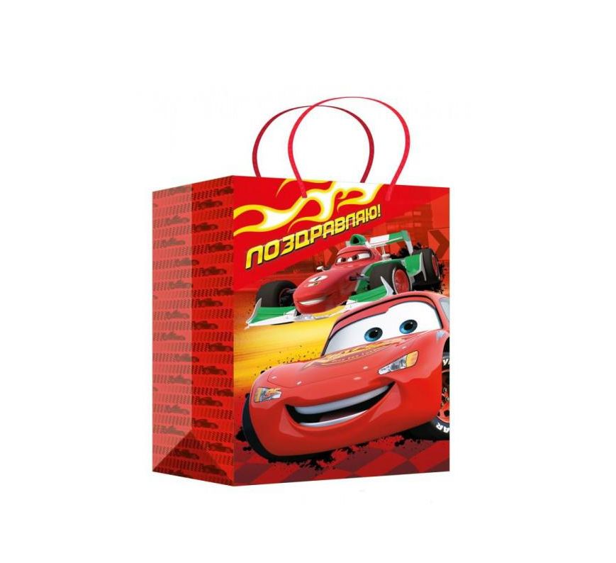 Пакет подарочный МАТОВЫЙ ml,машинки,140 гр/м2 ЧУДО ПРАЗДНИК PML-122053-C