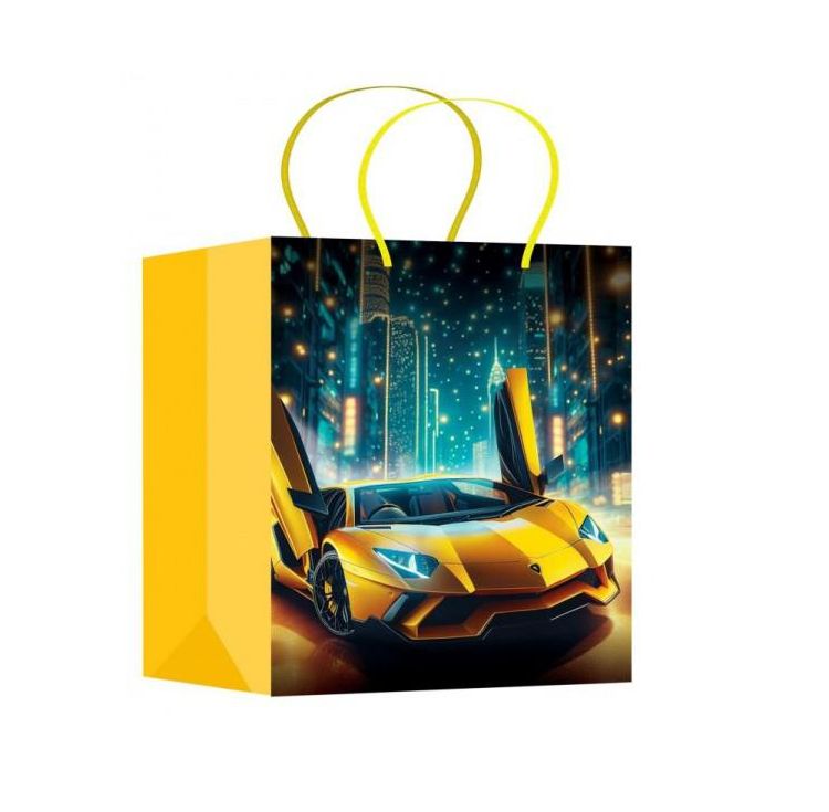 Пакет подарочный глянцевый l, авто ламб,140 гр/м2 ЧУДО ПРАЗДНИК PL-127475-LMB