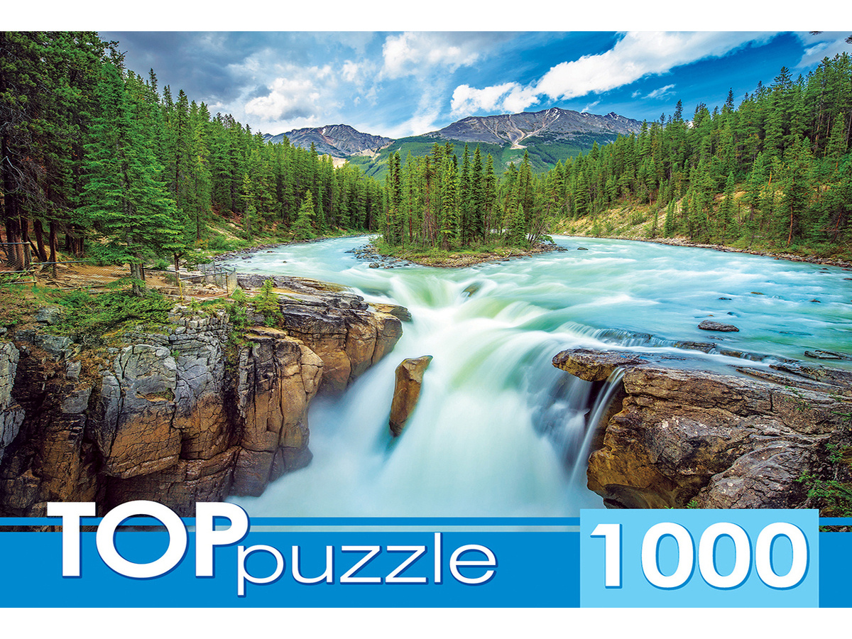 TOPpuzzle. ПАЗЛЫ 1000 элементов. ГИТП1000-2152 Канада. Национальный парк Джаспер (Вид 1)