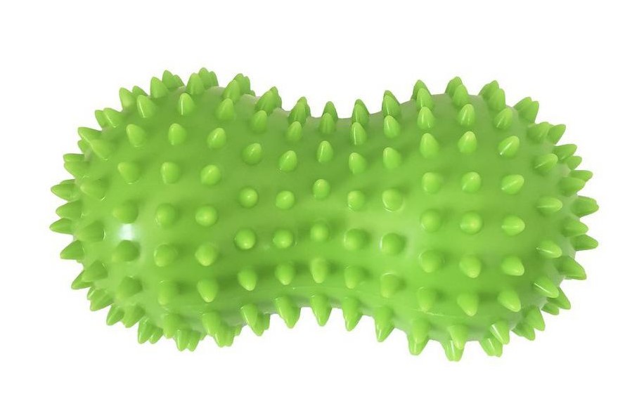 Мяч-ролик массажный двойной Х-Match, 10 см., ПВХ, салатовый (Вид 1)